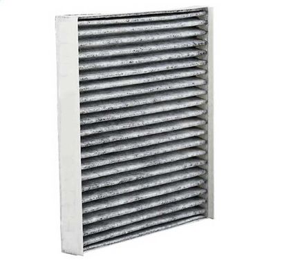 Taille standard pliée de filtre à air de cabine de voiture de charbon actif